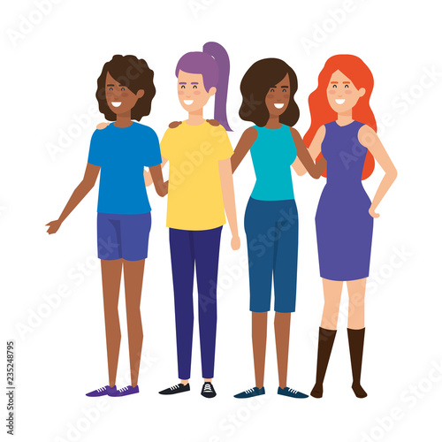group of people characters