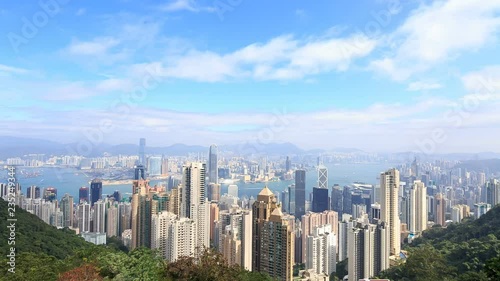 Hong Kong scyscrappers cityscape photo