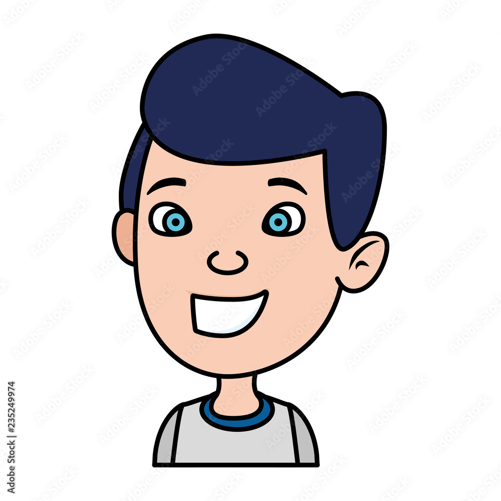 cute little boy character