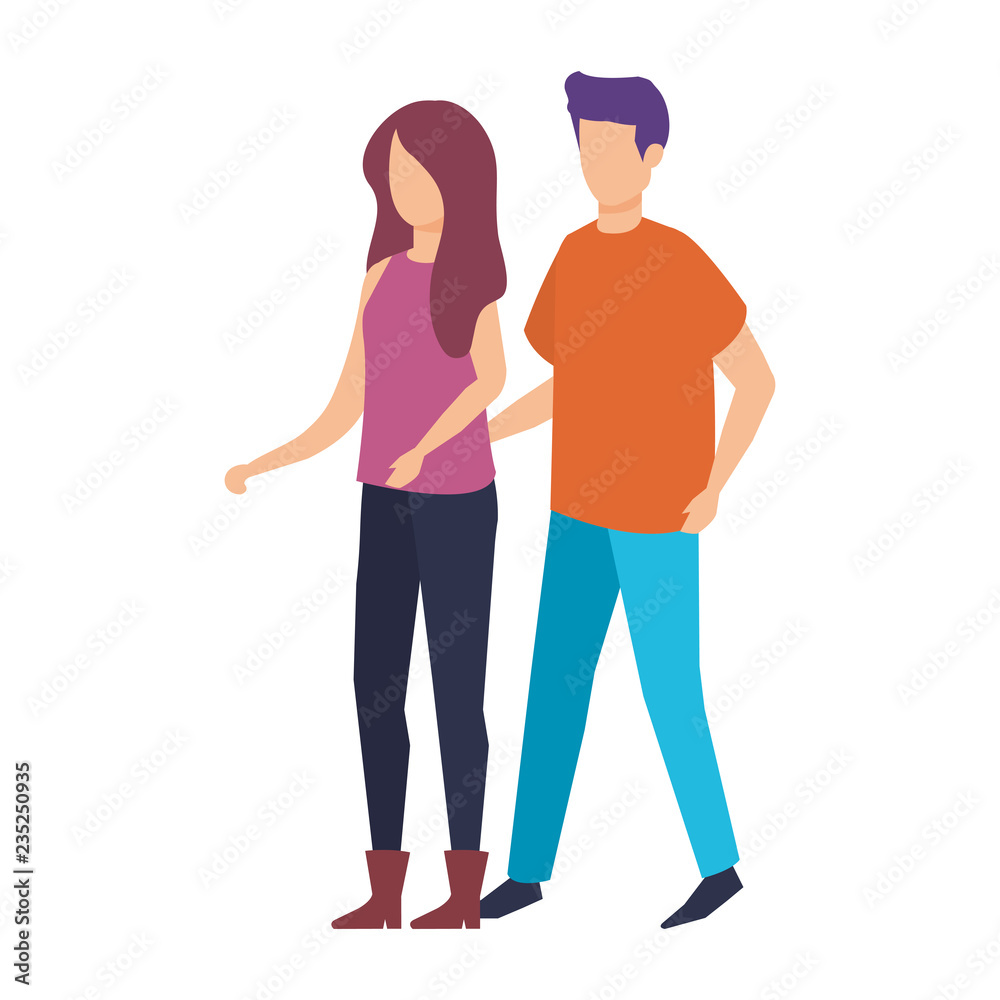 couple avatar characters icons couple avatar characters icons