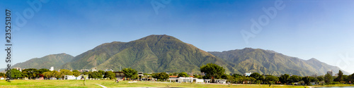 View of the  iconic  Caracas mountain el Avila or Waraira Repano. Caracas Venezuela.