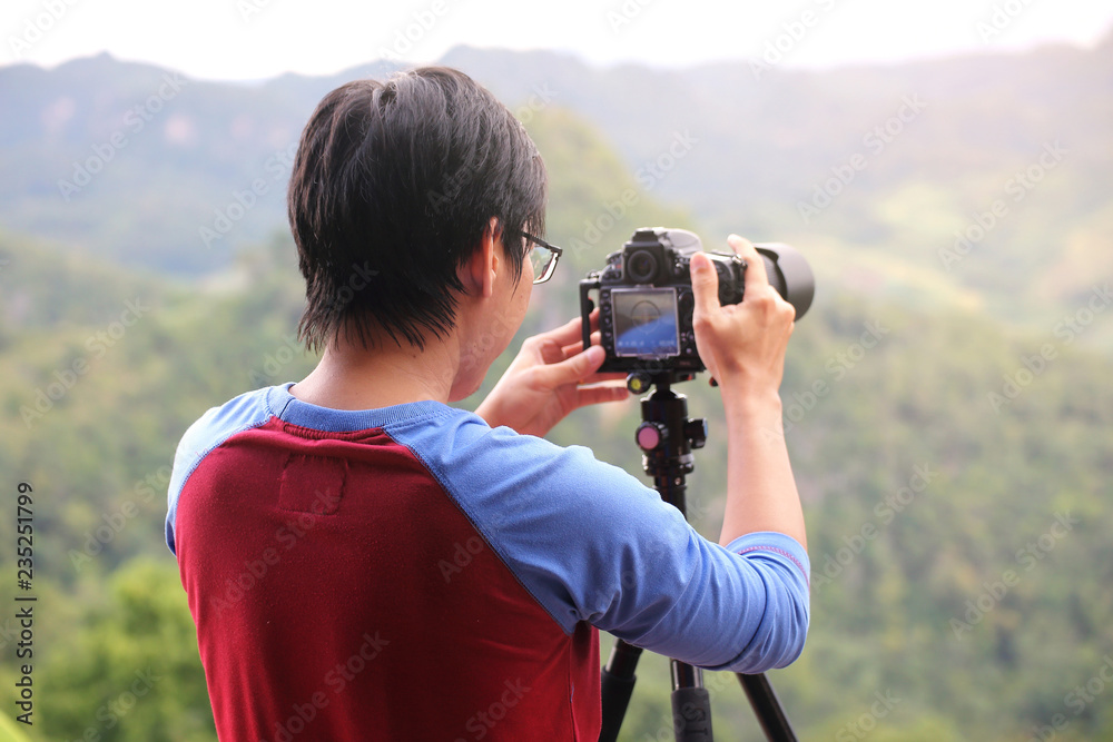 Asian male photographer from Thailand