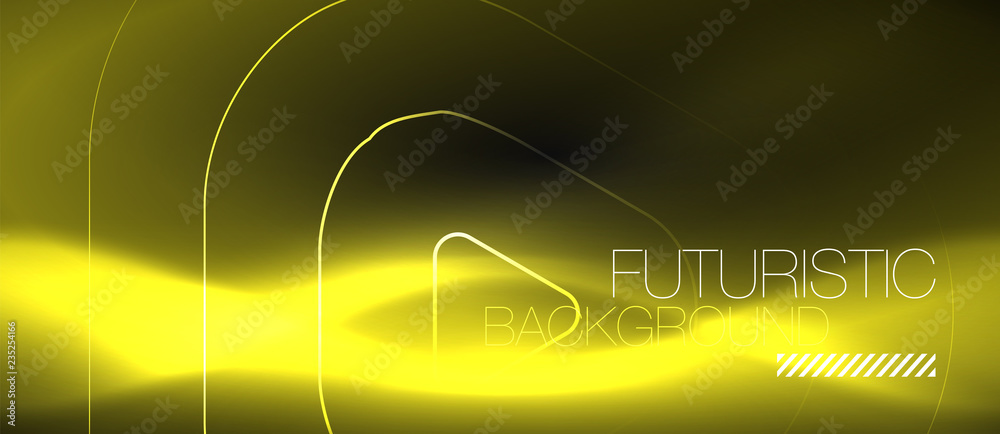 Dark black abstract background with neon colors and lines Dark black abstract background with neon colors and lines