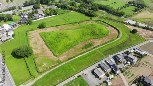 ドローン空撮　日本の古墳　埼玉古墳群