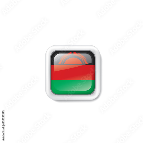 Malawi flag, vector illustration on a white background Free Download Malawi flag, vector illustration on a white background - GFXLoad