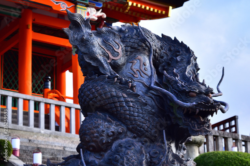 清水寺　西門の祥雲青龍