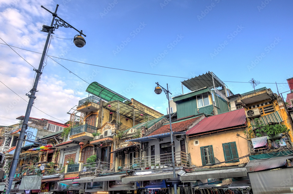 Hanoi old quarter, landmarks, Vietnam