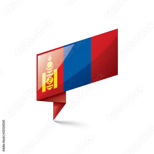 Free Download Mongolia flag, vector illustration on a white background - GFXLoad