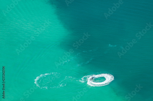 Jet ski ride in the Gulf waters, water sports, active lifestyle, travel