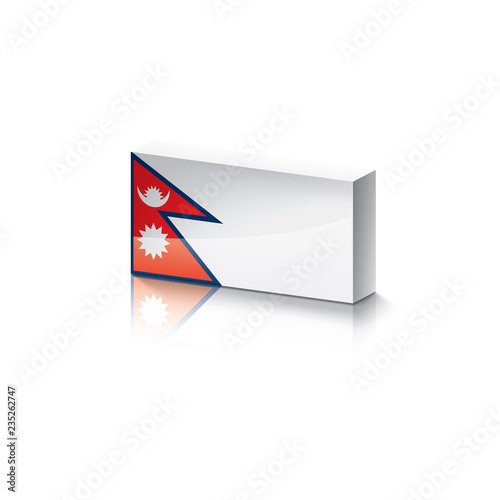 Free Download Nepal flag, vector illustration on a white background - GFXLoad