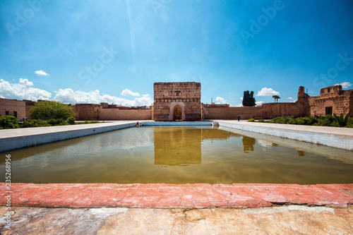 Obraz na płótnie El Badi Palace, Marrakech, Marocco w salonie