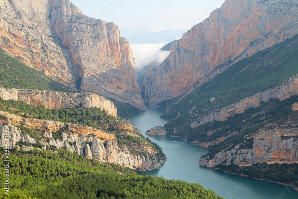 Fototapeta premium Congost de Mont Rebei, Spain