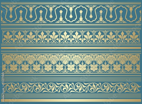 traditional paisley floral pattern, textile , Rajasthan, royal India