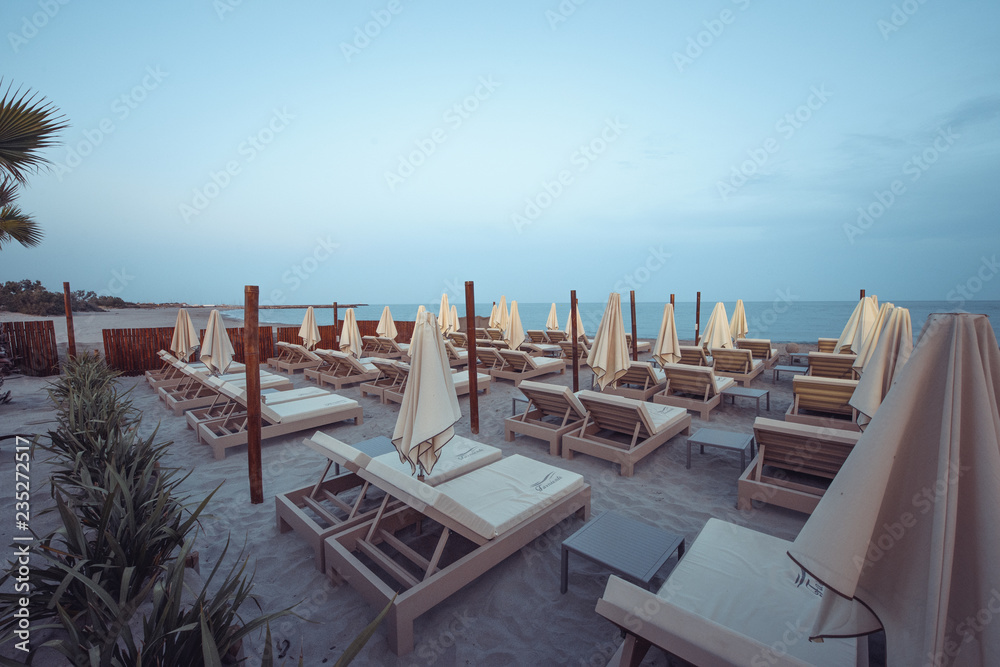 Fototapeta premium cafe on the beach