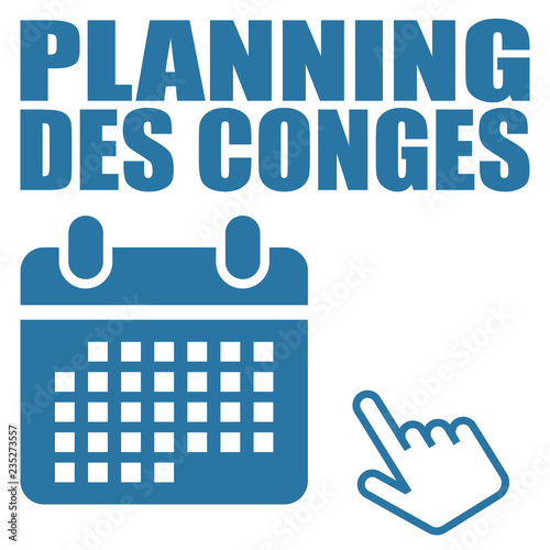 Logo planning des congés.