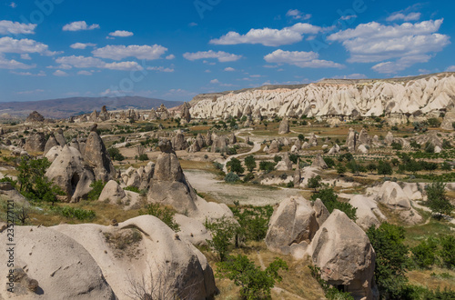 Goreme, Turkey - A Unesco World Heritage site, Cappadocia is famous for its fairy chimneys, churches and castles carved in the rock, and a unique heritage