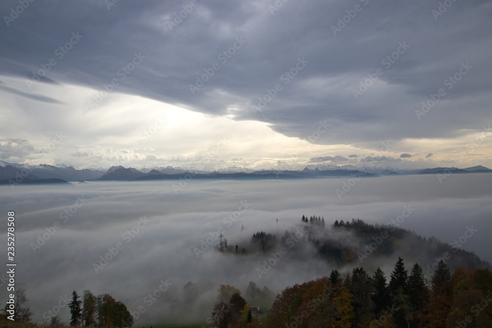 Berge - über den Wolken