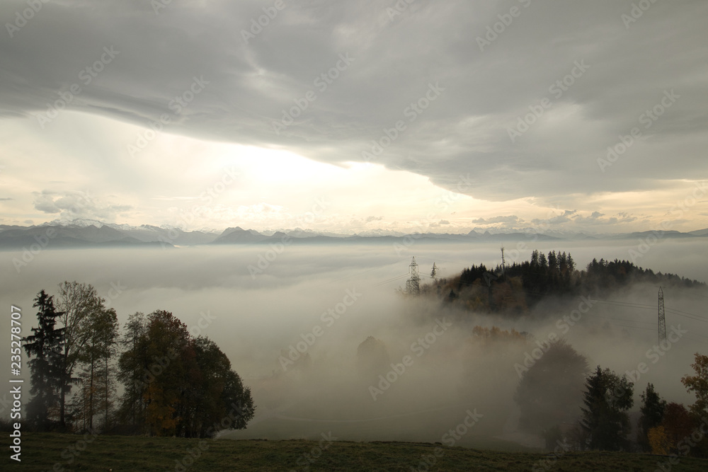 Berge - über den Wolken