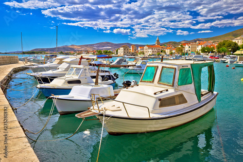 Turquoise waterfront of Kastel Stafilic near Split photo