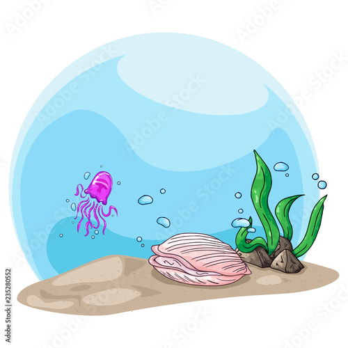 Obraz na plátne Aquarium icon