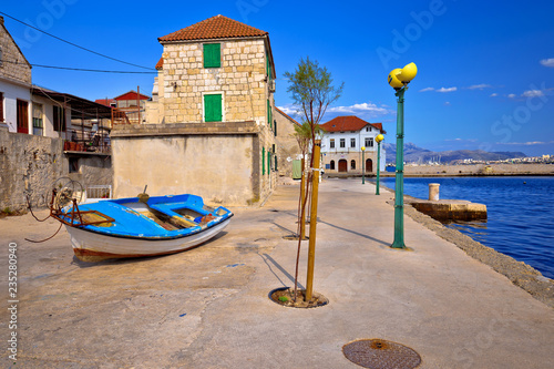 Idyllic adriatic fishermen village near Split photo