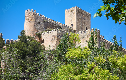 Almansa castle in Albacete of Spain © lunamarina