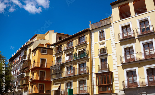 Toledo facades in Castile La Mancha Spain