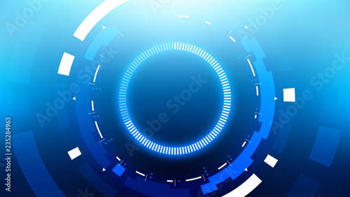 Futuristic Technology Abstract Background. Vector Modern Hi-Tech Wallpaper