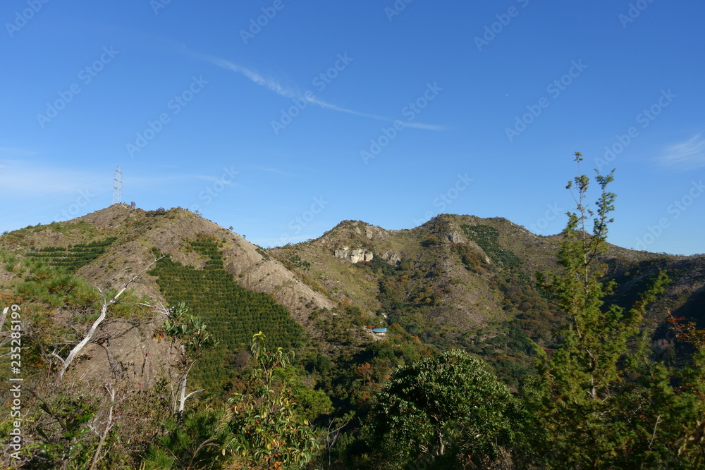 日本の兵庫県高砂市の播磨アルプス