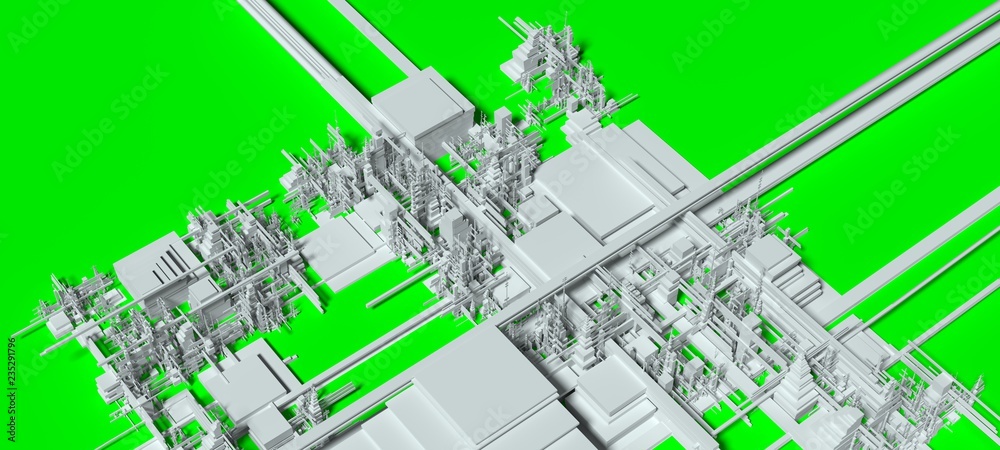 Fototapeta premium 都市のイメージ