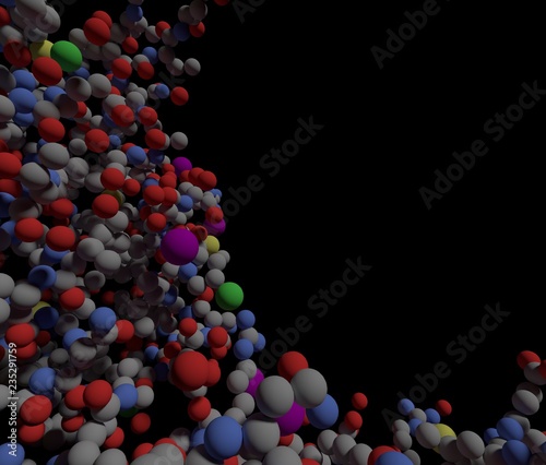 分子構造のイメージ