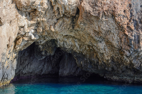 Blue Caves - coast of Paleokastritsa, Corfu (Ionian Islands, Greece)