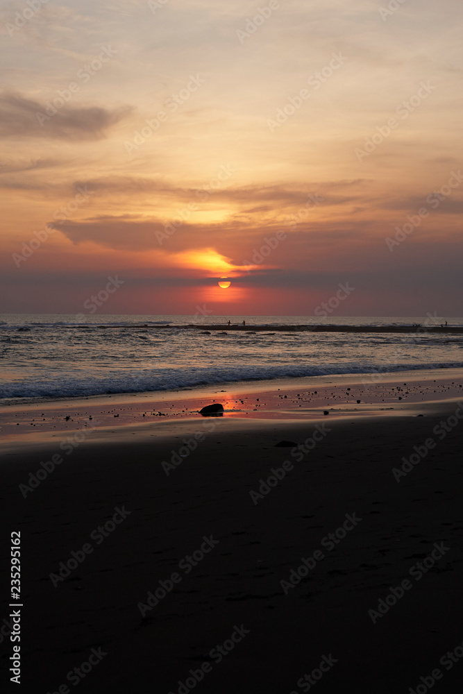Obraz premium Sonnenuntergang am Meer