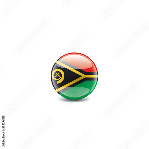 Vanuatu flag  vector illustration on a white background