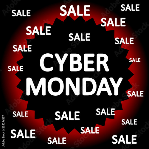 Cyber monday background.