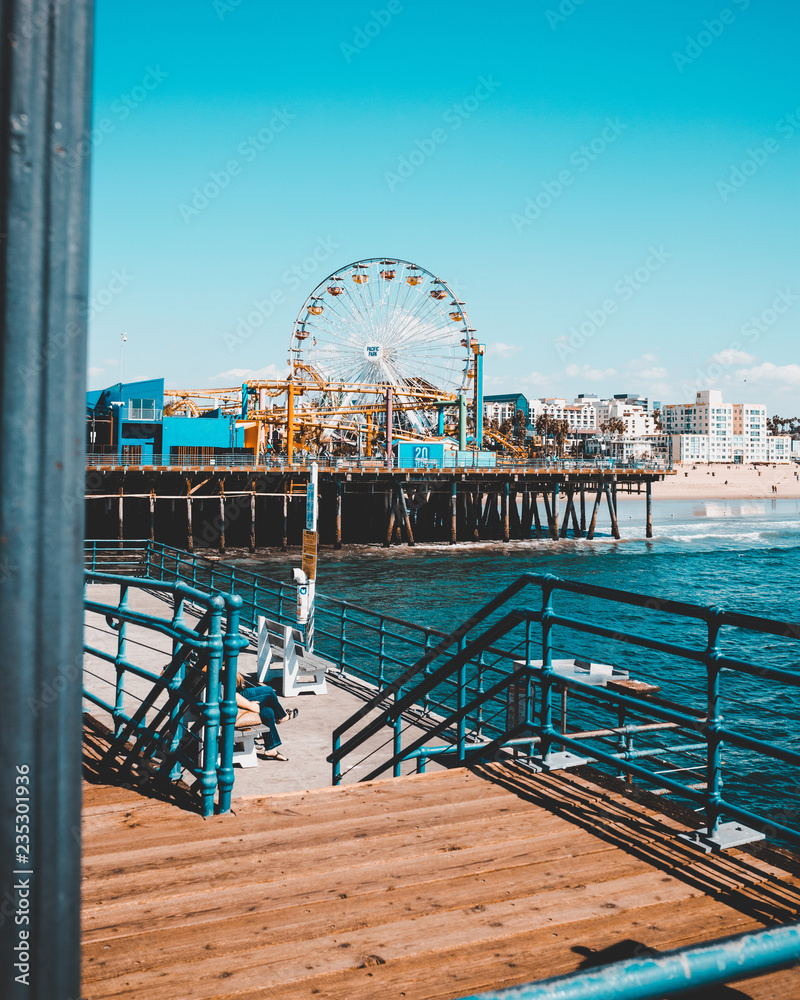 Naklejka premium Pacific Park in Santa Monica, California