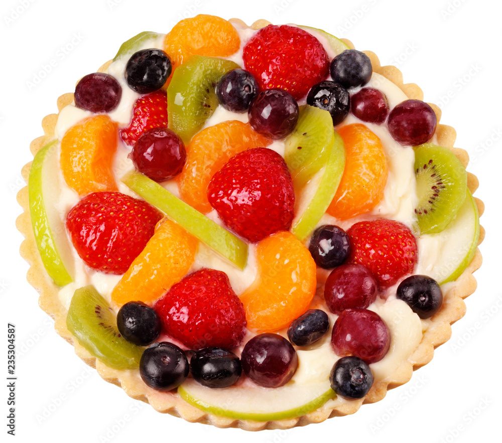 SUMMER FRUITS TART CUT OUT