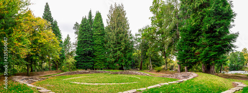 A spiritual circle or amphitheatre on a Ness Island  Inverness  Scotland