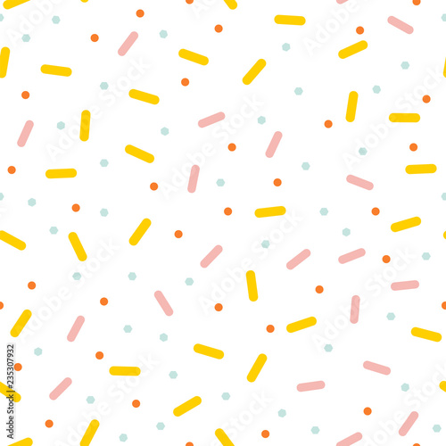 Confetti party pattern