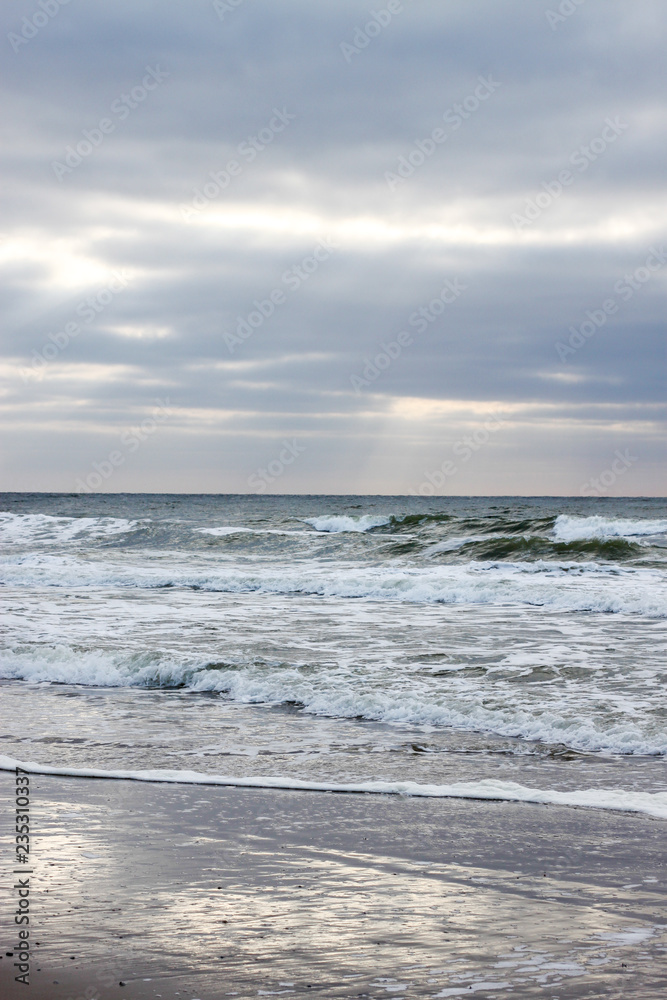 Dutch North Sea. Wadden sea, Friesland, Texel.