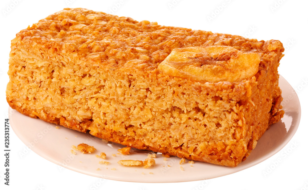 HONEY AND BANANA FLAPJACK CUT OUT HONEY AND BANANA FLAPJACK CUT OUT
