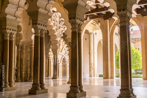 Islamic palace, Zaragoza, Aragon, Spain  photo
