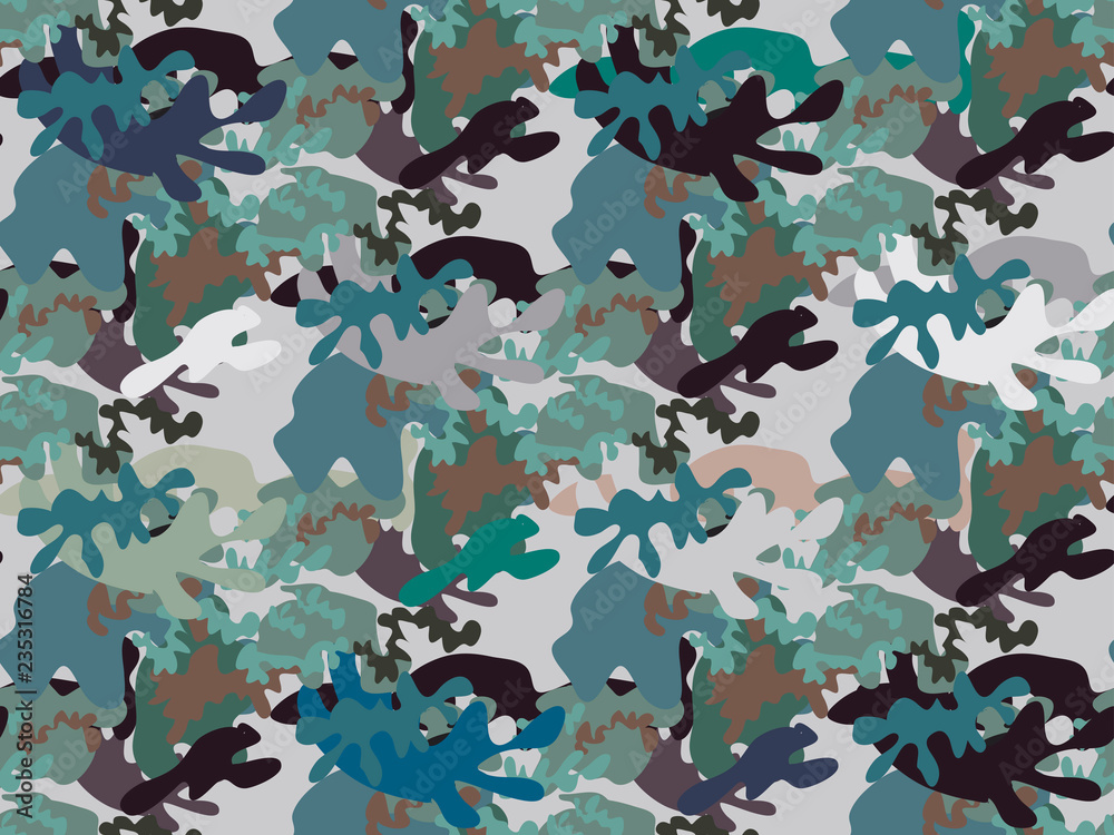 Camo seamless pattern42 Camo seamless pattern42