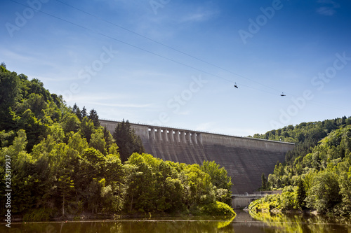 Rappbodetalsperre Staumauer im Harz bei Wendefurth und Thale photo