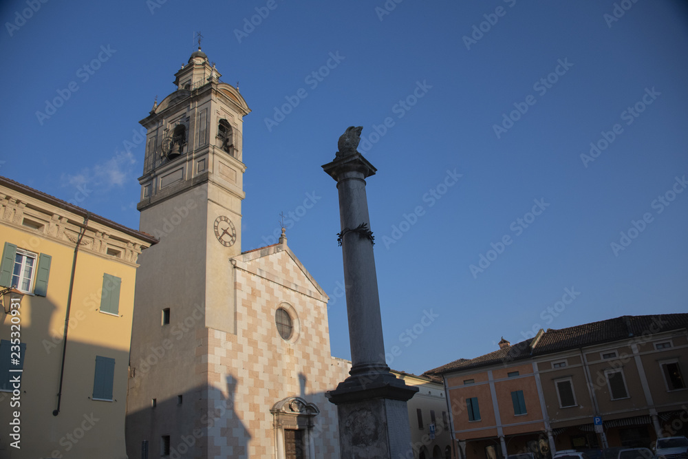 Obraz premium Sabbioneta ,Italy , Church of the assumption