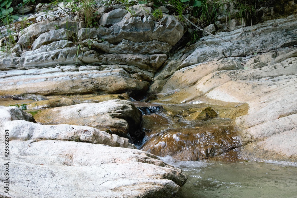 Fototapeta premium Water stream in the mountains