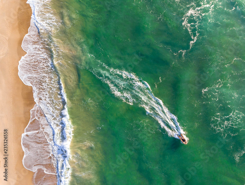 Drone beach florianopolis photo