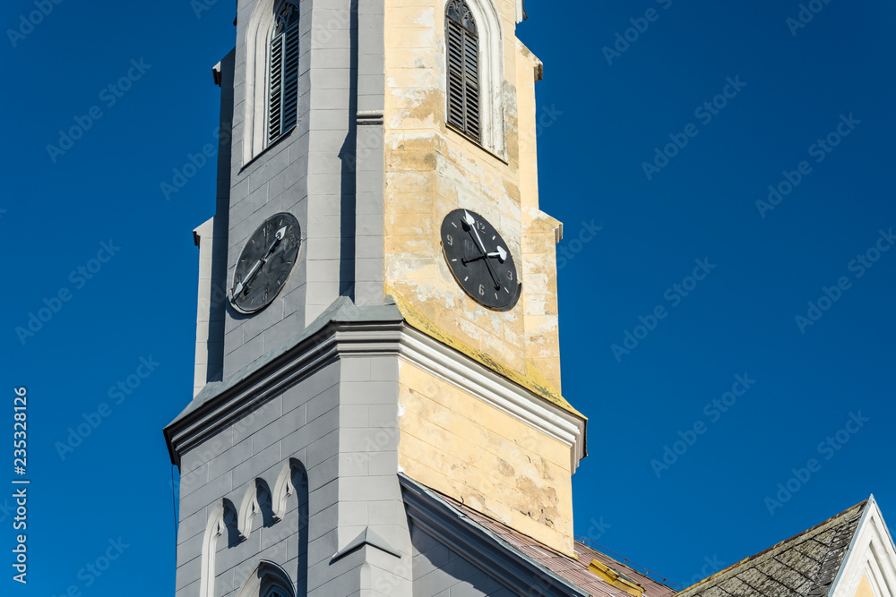 Fototapeta premium Repaired church tower