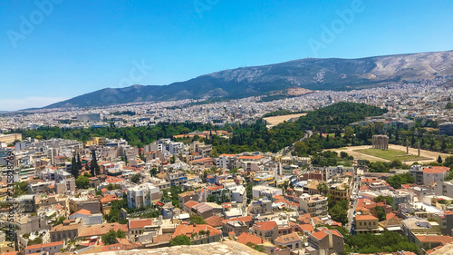 aerial view of the city Grece