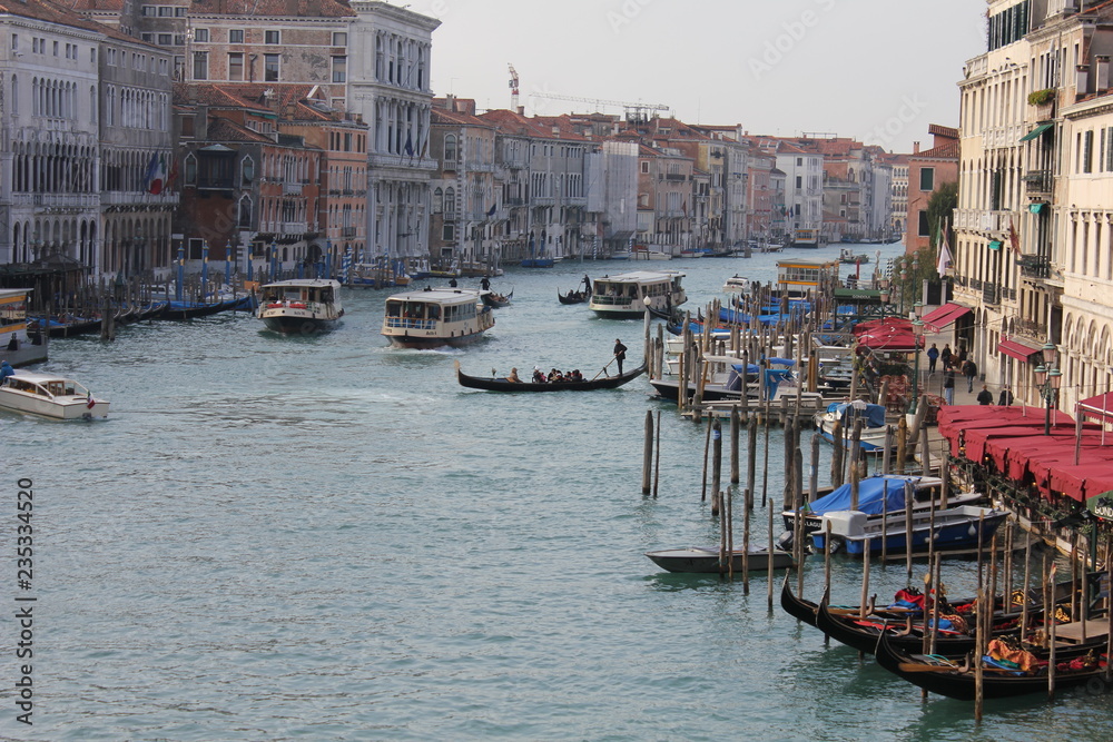 Canale Grande, Venedig, von der Rialtobrücke gesehen